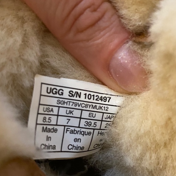 UGG Cozy Brown Suede Ankle Boots - Picture 6 of 6